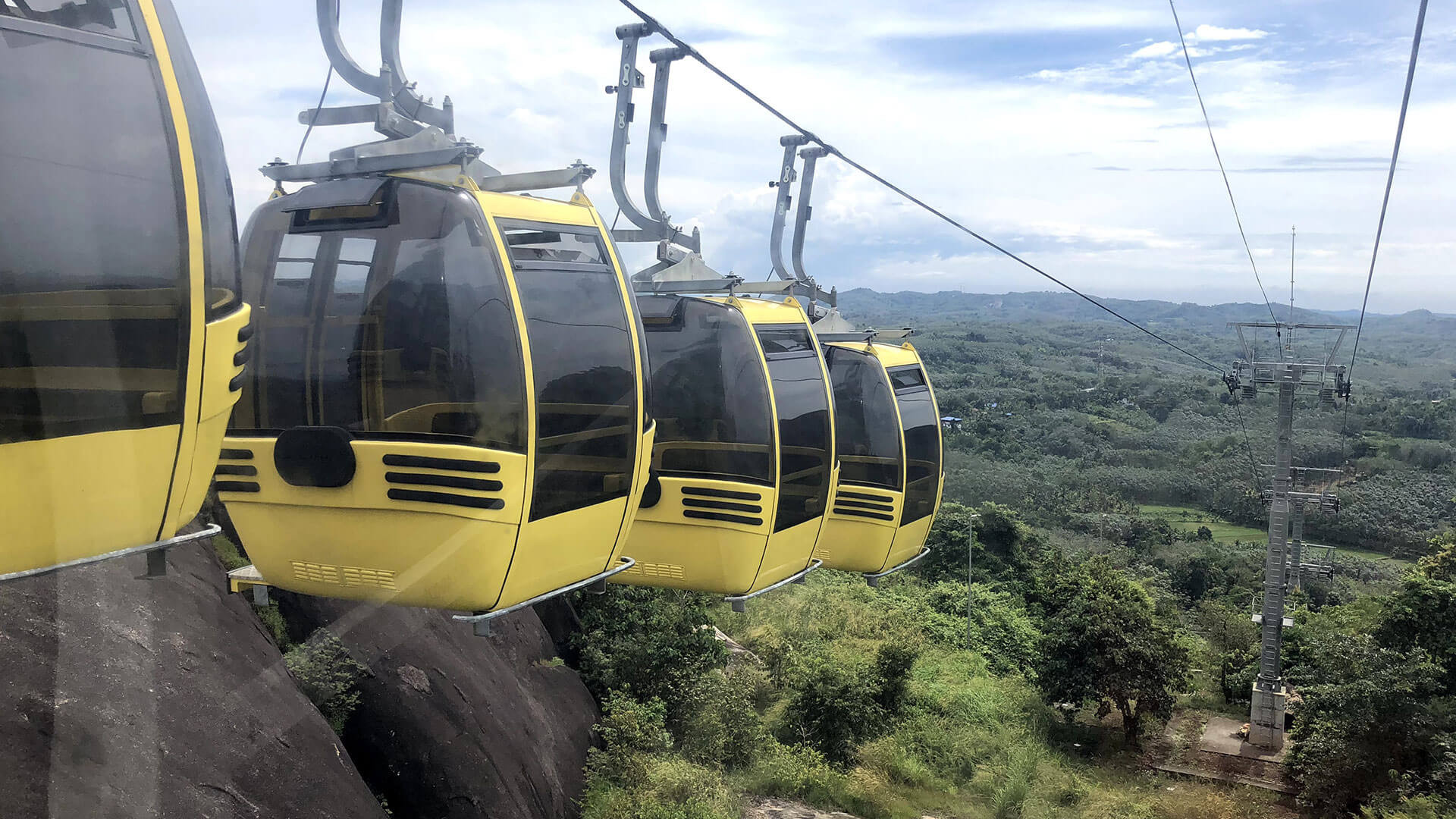 View Kollam Kerala Jatayu Park Inside PNG