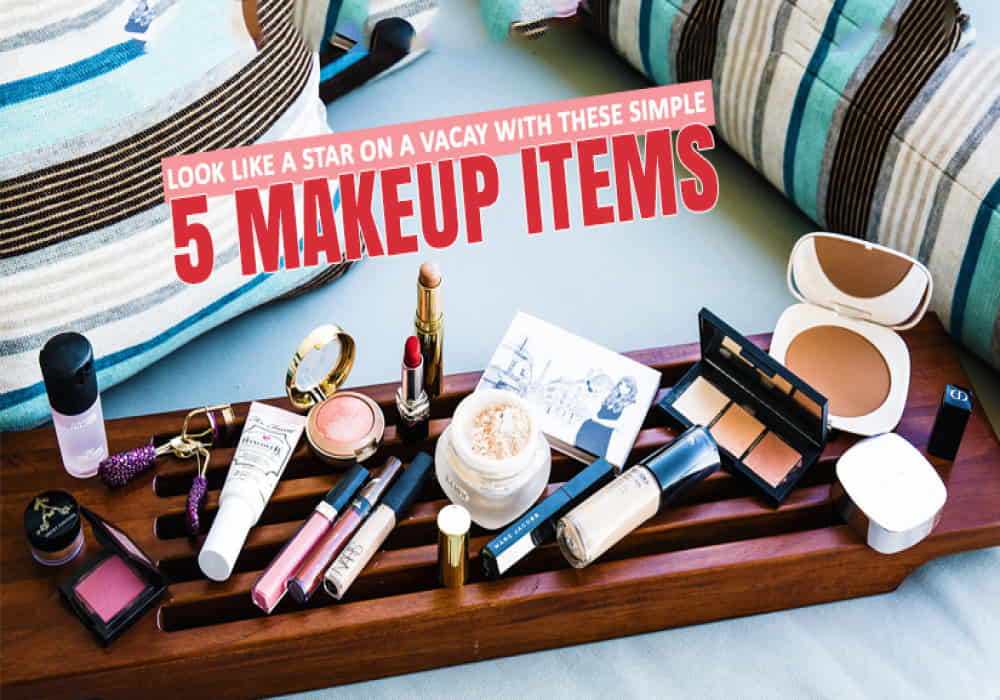 5 Makeup items in travelling