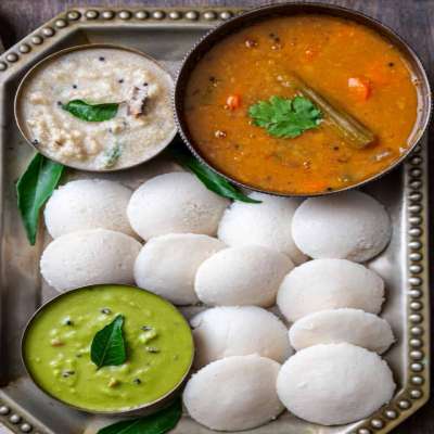 Idli-Sambhar.